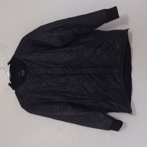 Madewell Black Quilted Session Full Zip Bomber Jacket Size S - Picture 10 of 15